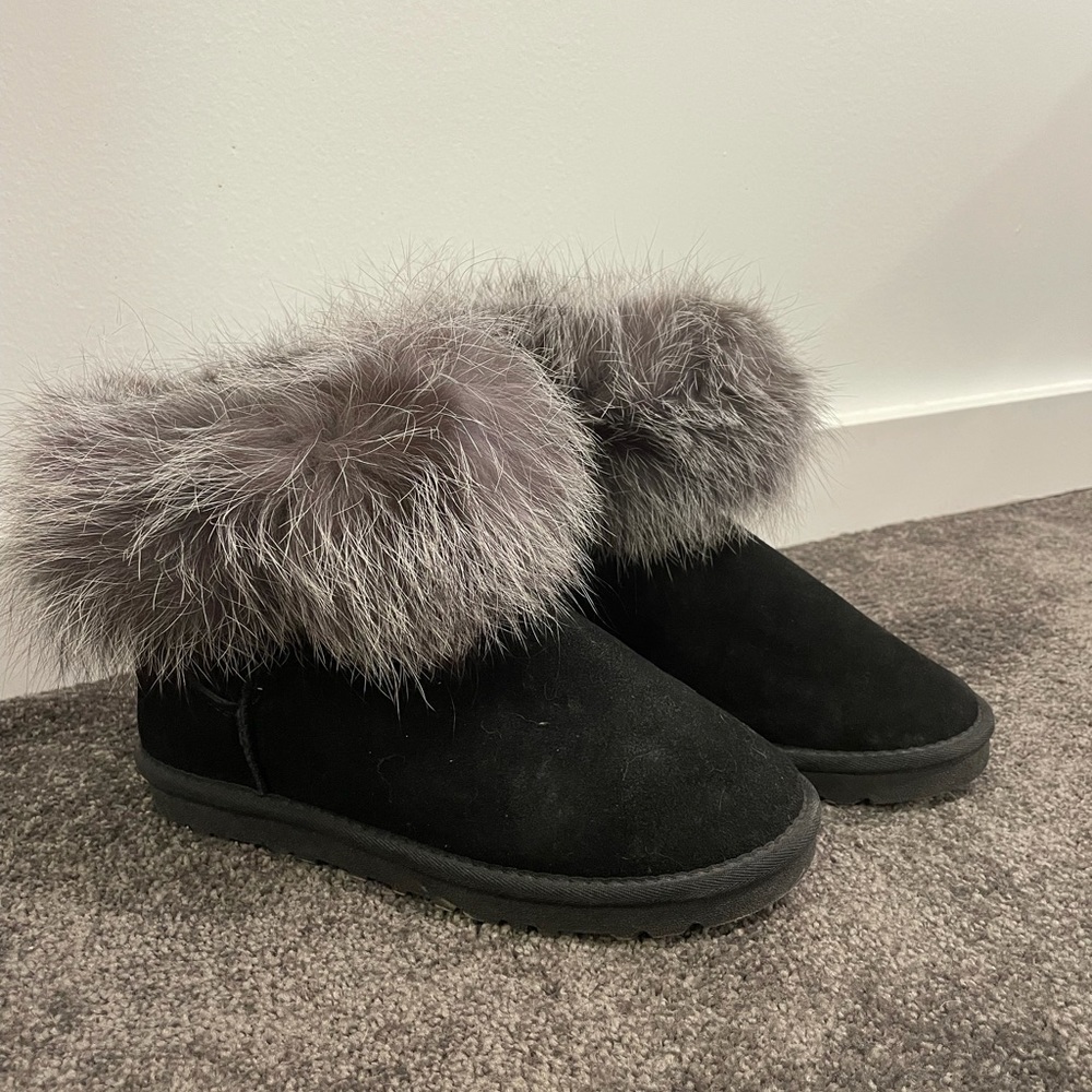 Women's short snow boot